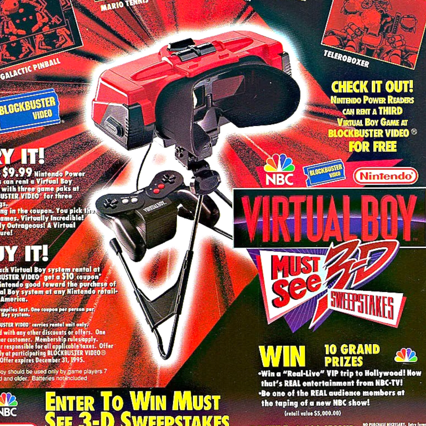 1993 Virtual Boy 3D Promo Tour
