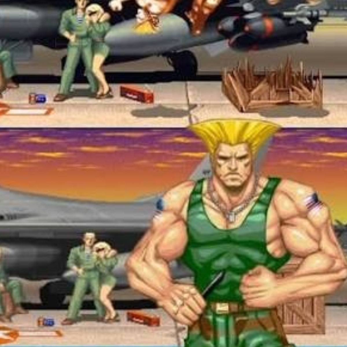 1991 Street Fighter 2 Guile Character Promo