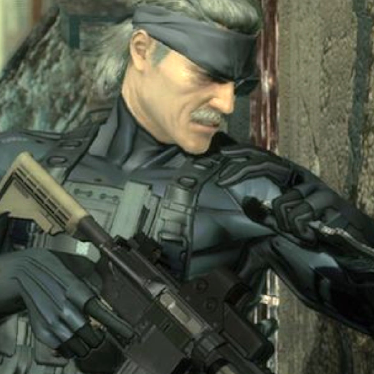 2008 Metal Gear Solid Old Snake Smoking Promo tshirt