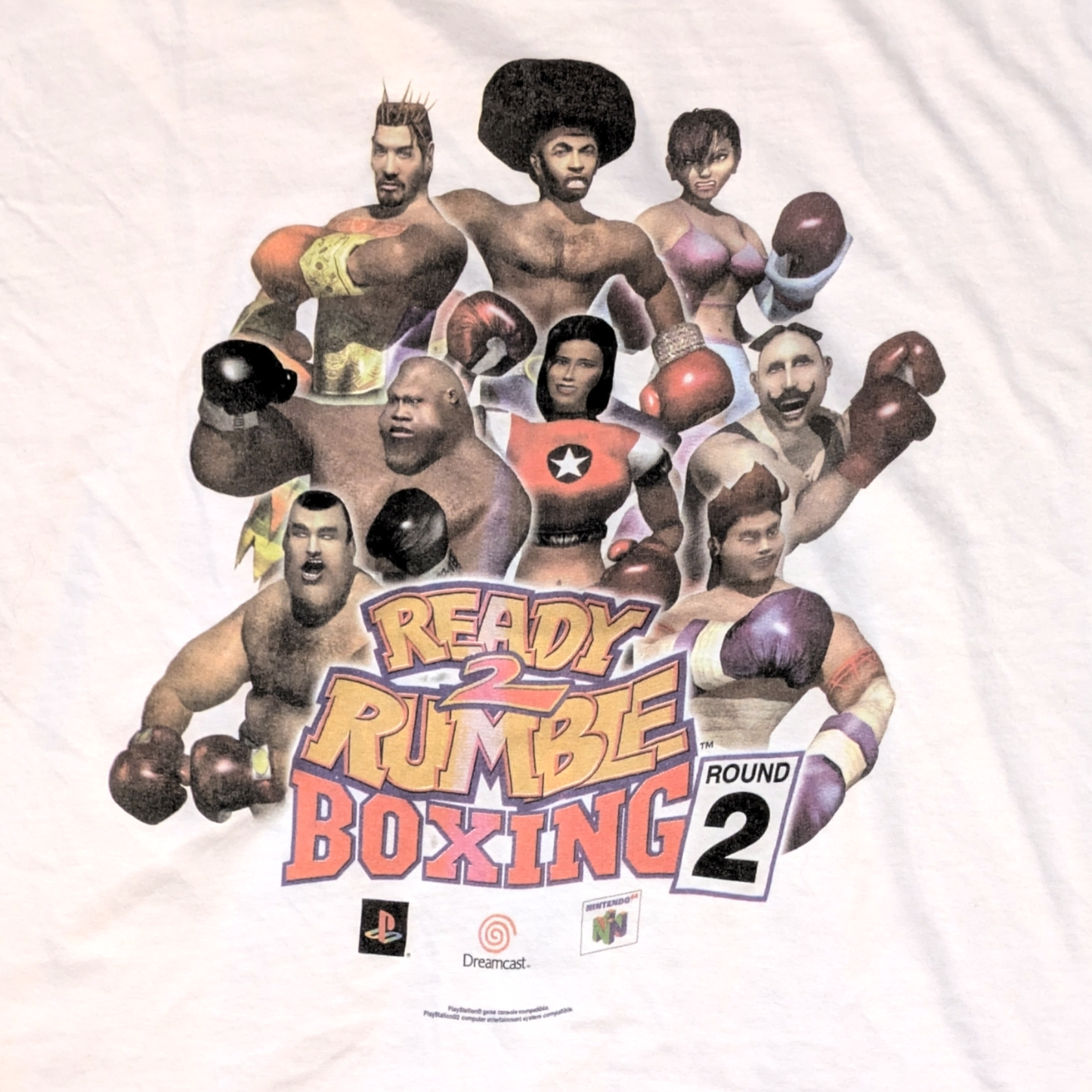 2000 Ready 2 Rumble: Round 2 Promo T Shirt