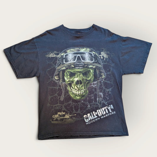 2007 Call of Duty Modern Warfare Big Print Promo shirt