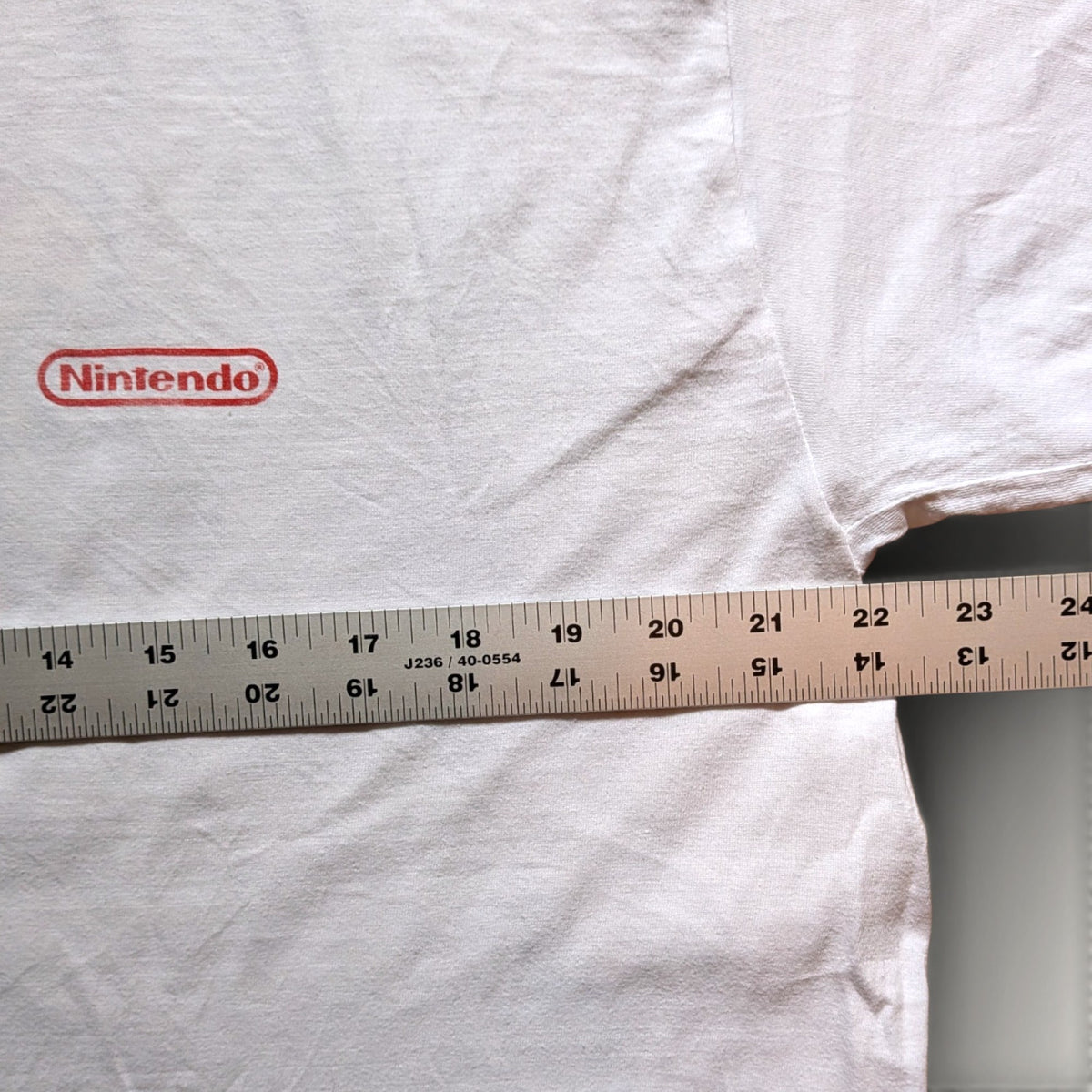 199X Super Mario Bros "Smile Mushroom" Euro promo tshirt