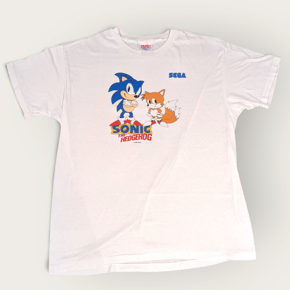 1993 Sonic the Hedgehog w/ Tails Promo shirt