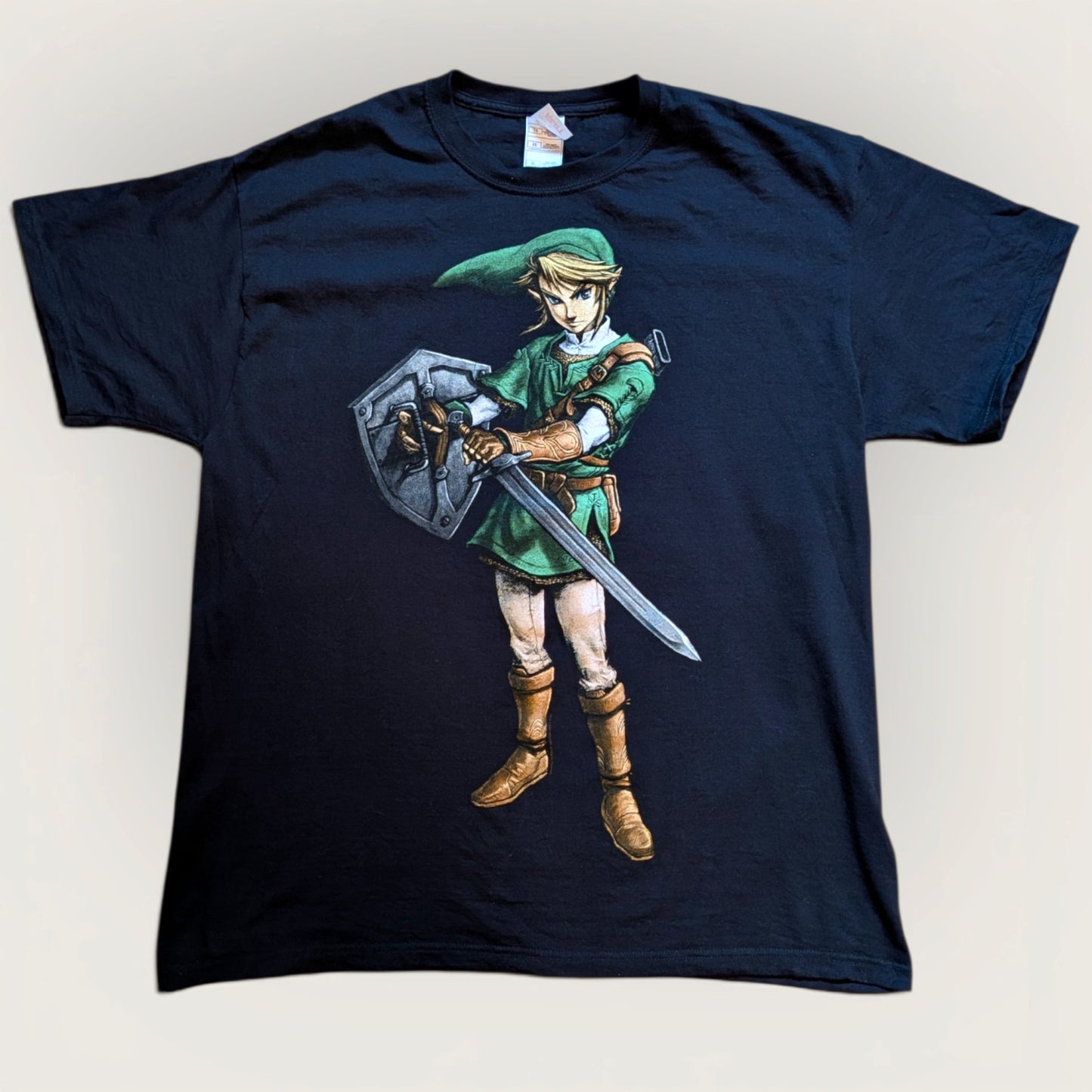2007 Legend of Zelda Twilight Princess "Big Print Link" Promo shirt