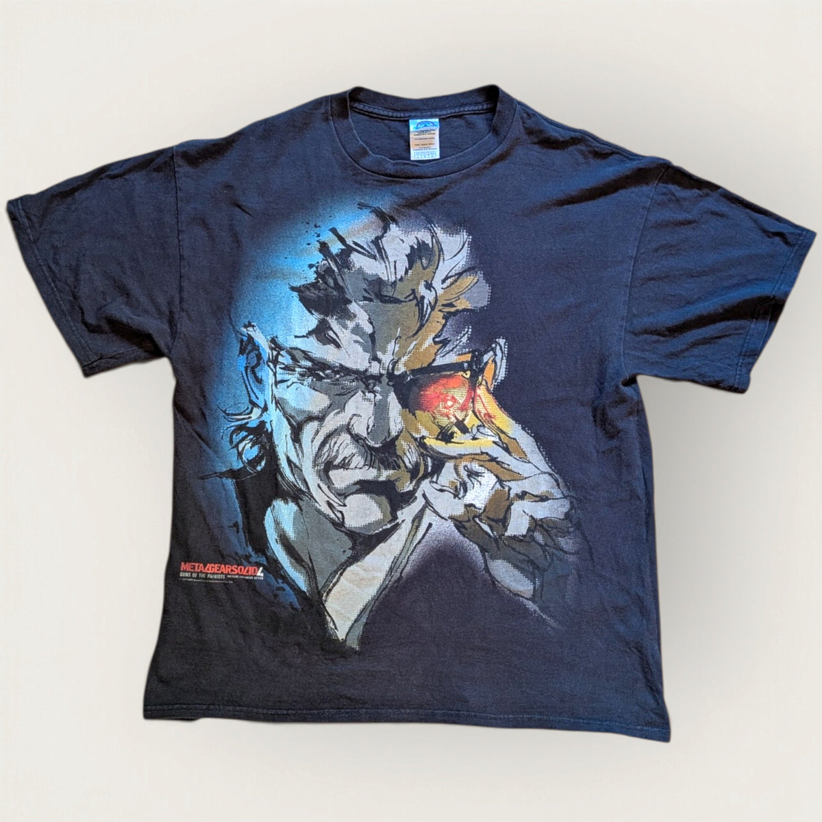 2008 Metal Gear Solid Old Snake Smoking Promo tshirt
