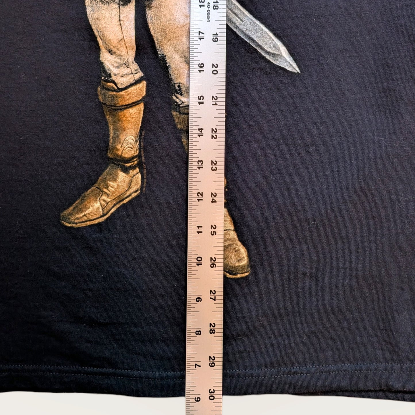 2007 Legend of Zelda Twilight Princess "Big Print Link" Promo shirt