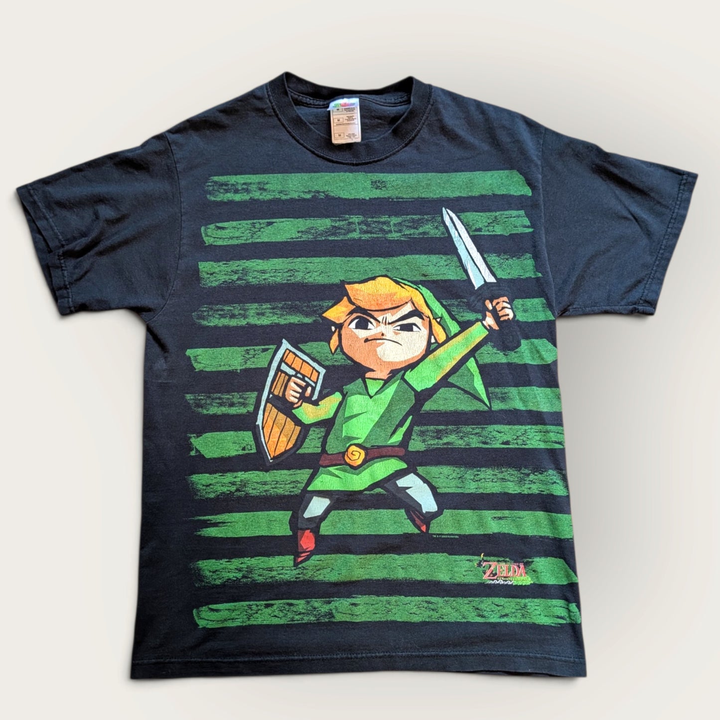 2008 Legend of Zelda Wind Waker "Cartoon Link" Promo shirt