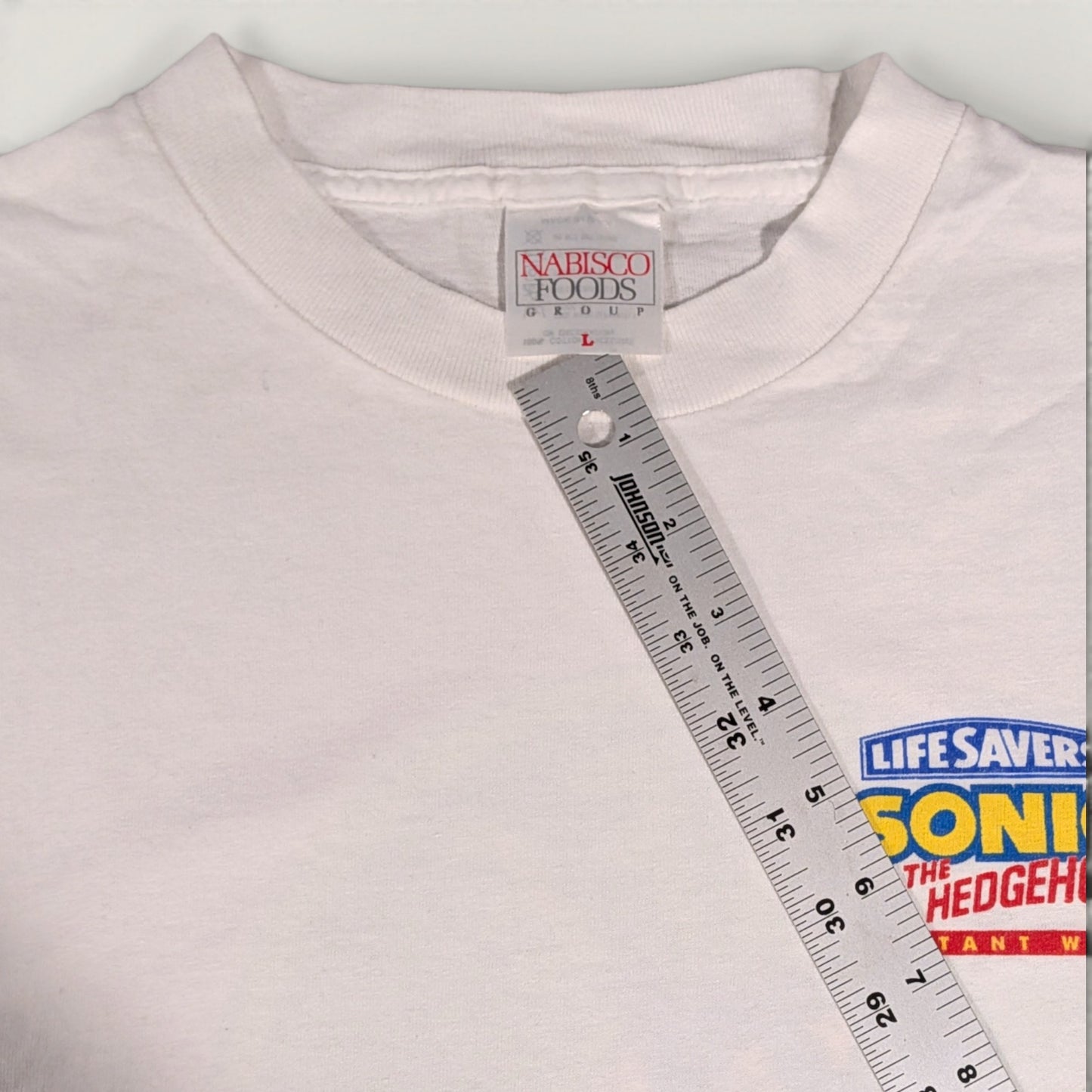 1993 Sonic the Hedgehog 3 "Lifesaver Nabisco" Promo shirt