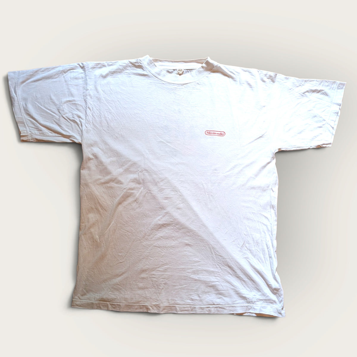 199X Super Mario Bros "Smile Mushroom" Euro promo tshirt