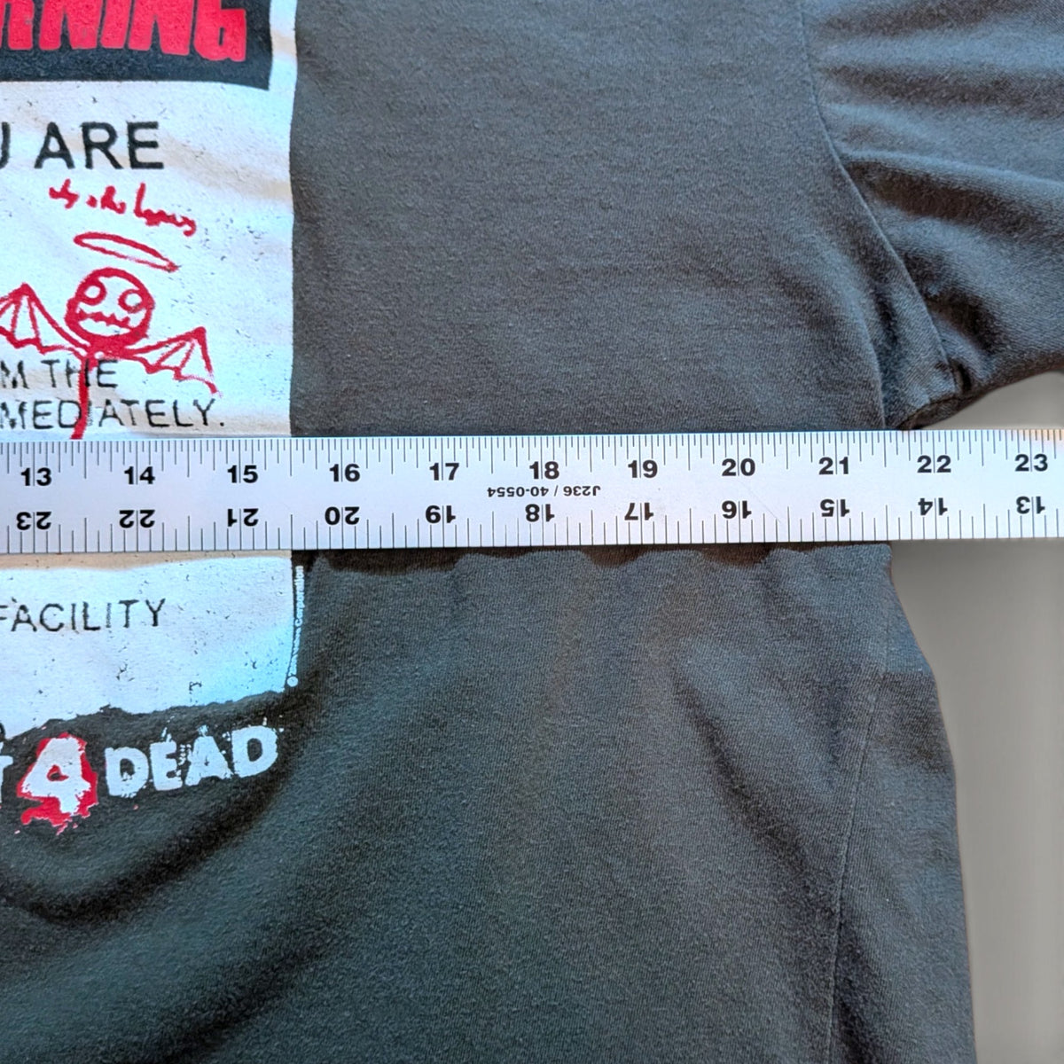 2009 Left 4 Dead "Infection Warning" Promo shirt