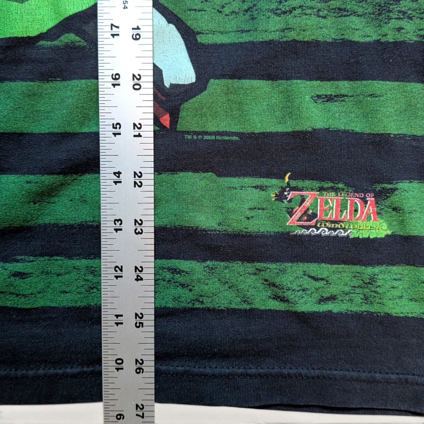 2008 Legend of Zelda Wind Waker "Cartoon Link" Promo shirt