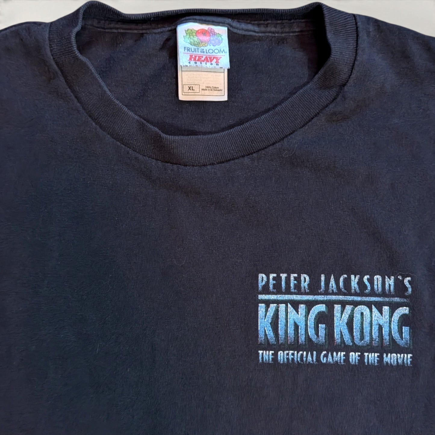 2005 Peter Jackson's King Kong The Official Video Game Promo shirt