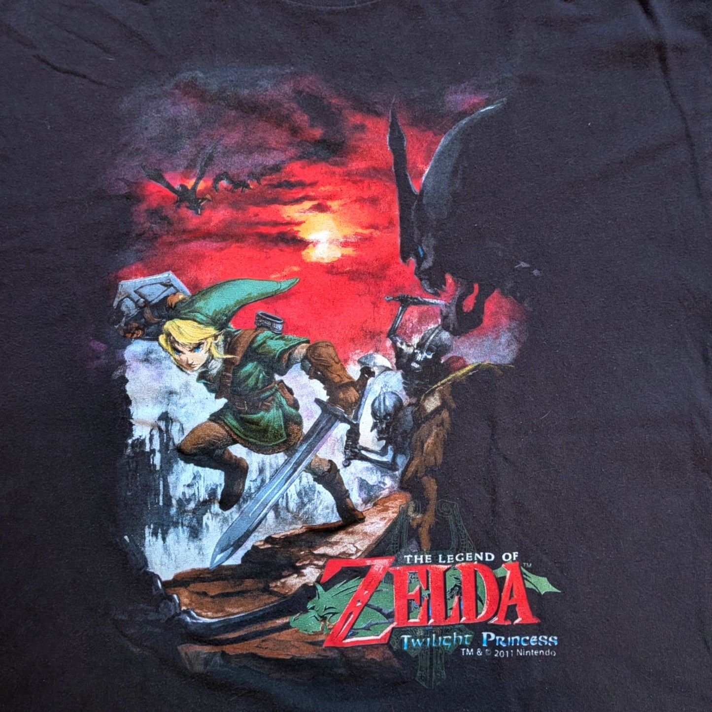 2011 Legend of Zelda Twilight Princess "Combat" Promo shirt