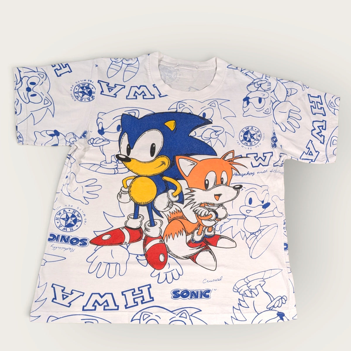 1992 Sonic "Hedgehog With Attitude" AOP Promo shirt