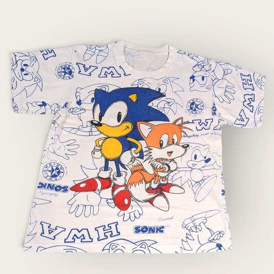 1992 Sonic "Hedgehog With Attitude" AOP Promo shirt