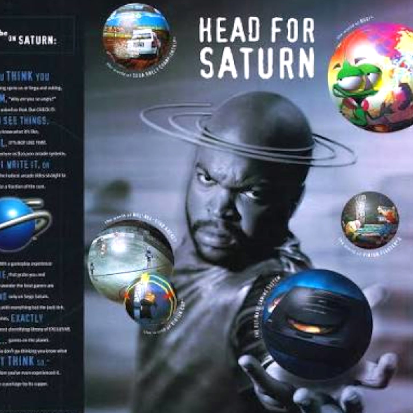 1994 Sega Saturn Launch Promo Tshirt