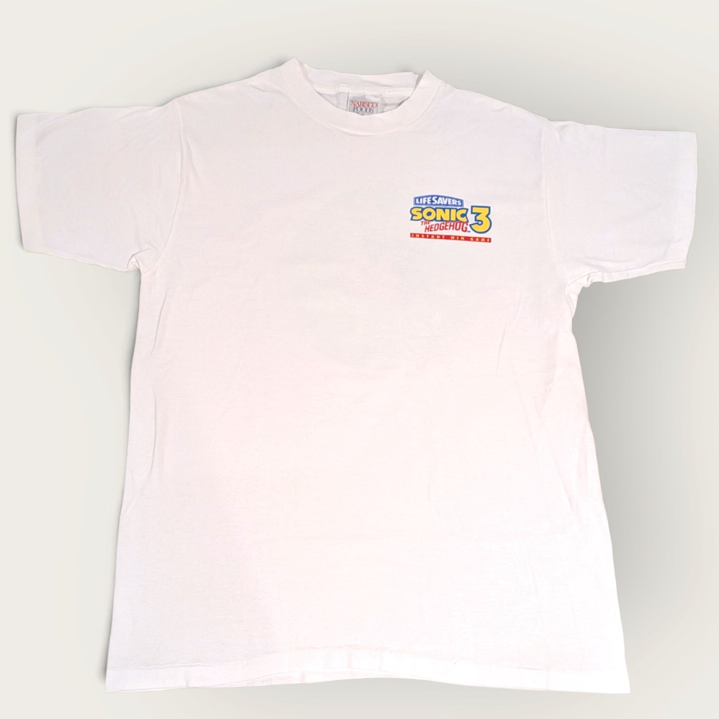 1993 Sonic the Hedgehog 3 "Lifesaver Nabisco" Promo shirt