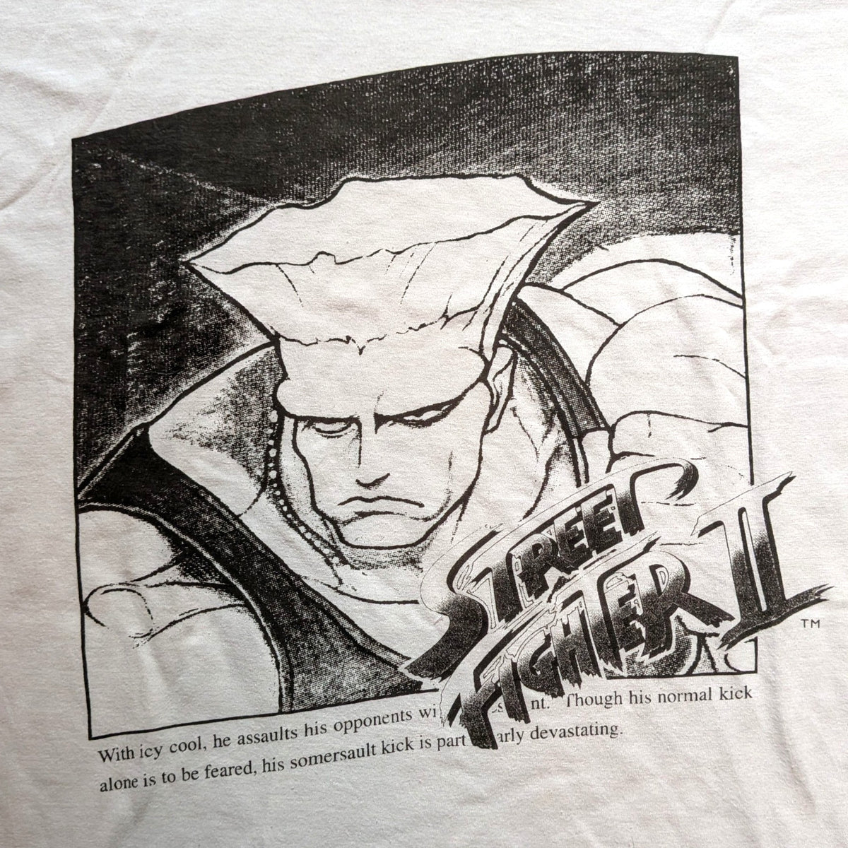 1991 Street Fighter 2 Guile Character Promo