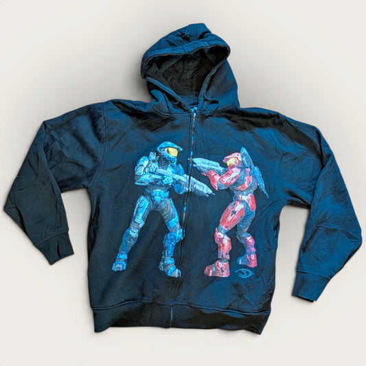 2007 Halo 3 Red vs Blue Zip Up Hoodie Promo