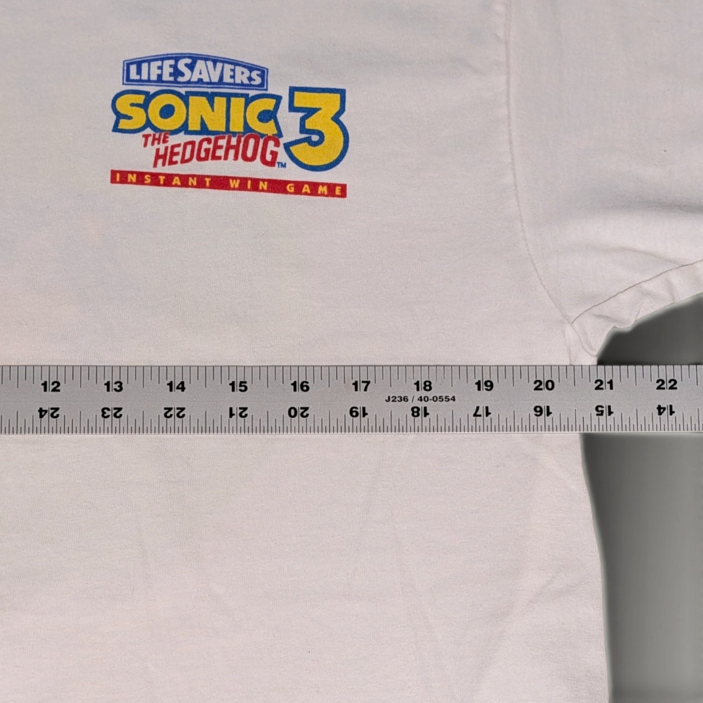 1993 Sonic the Hedgehog 3 "Lifesaver Nabisco" Promo shirt