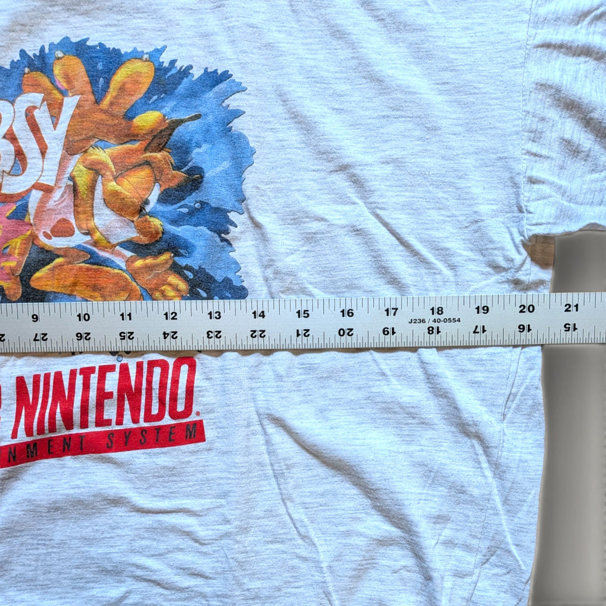 1993 Bubsy in Claws Encounters of the Furred Kind Promo shirt