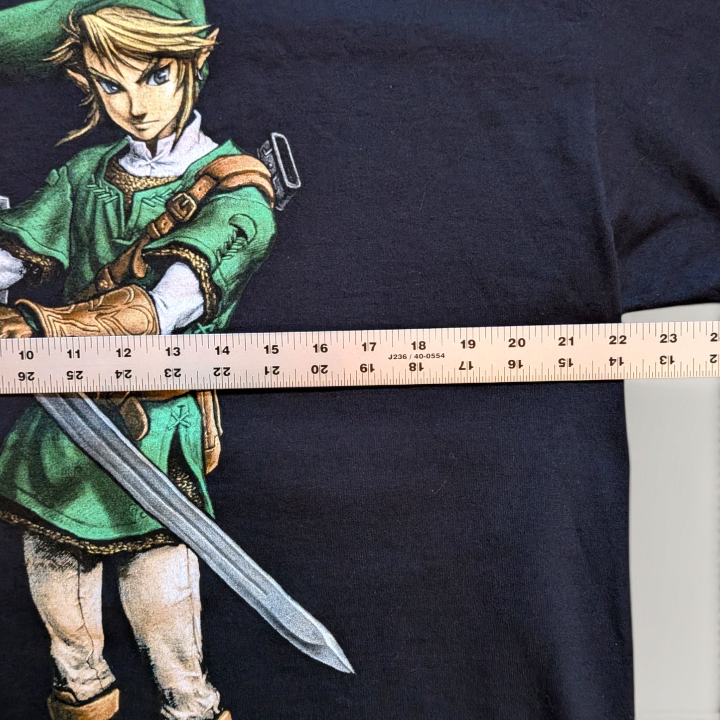 2007 Legend of Zelda Twilight Princess "Big Print Link" Promo shirt