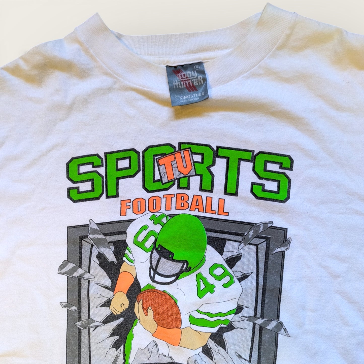 1991 TV Sports Football TurboGrafx 16 Promo T-shirt