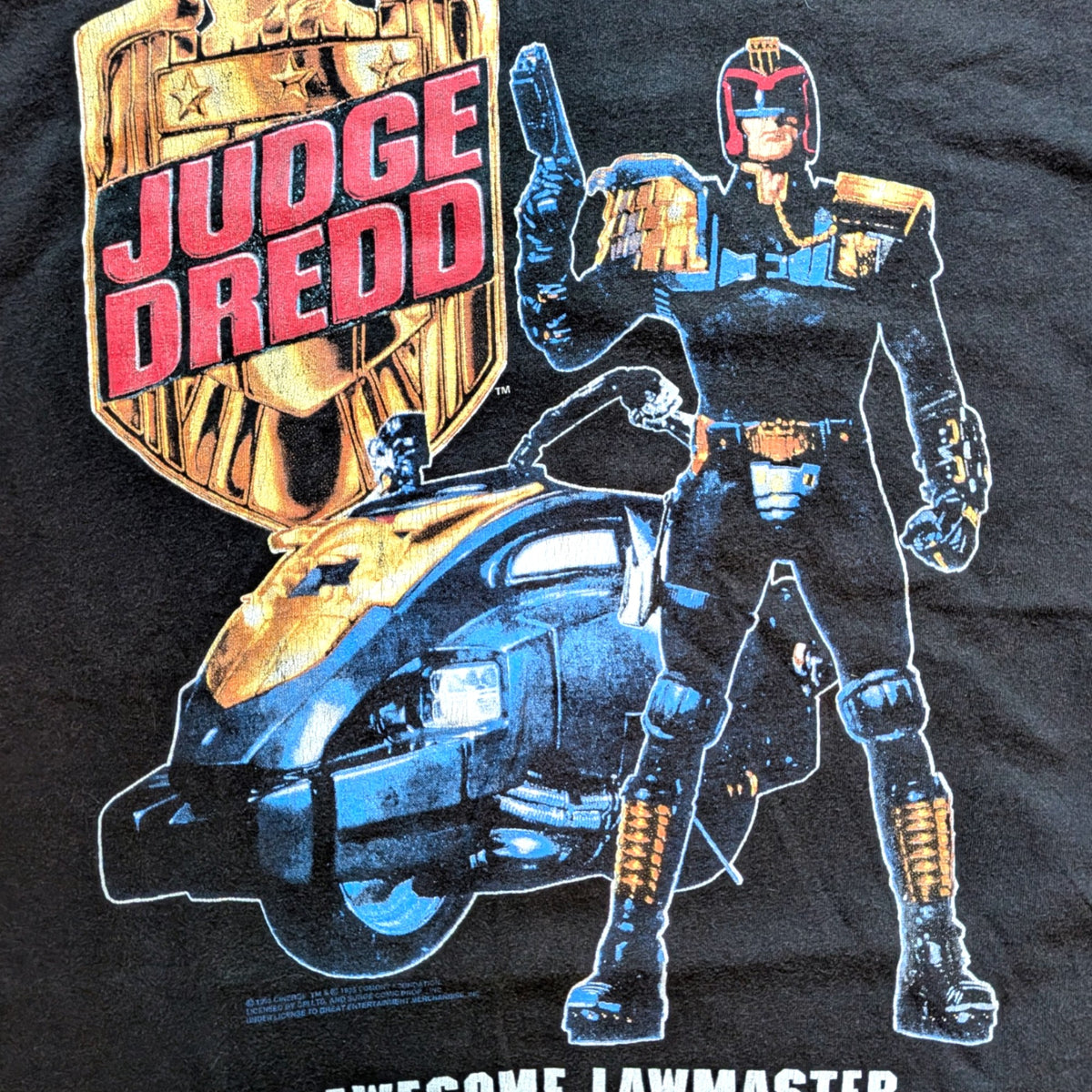 1995 Judge Dredd Acclaim Promo shirt