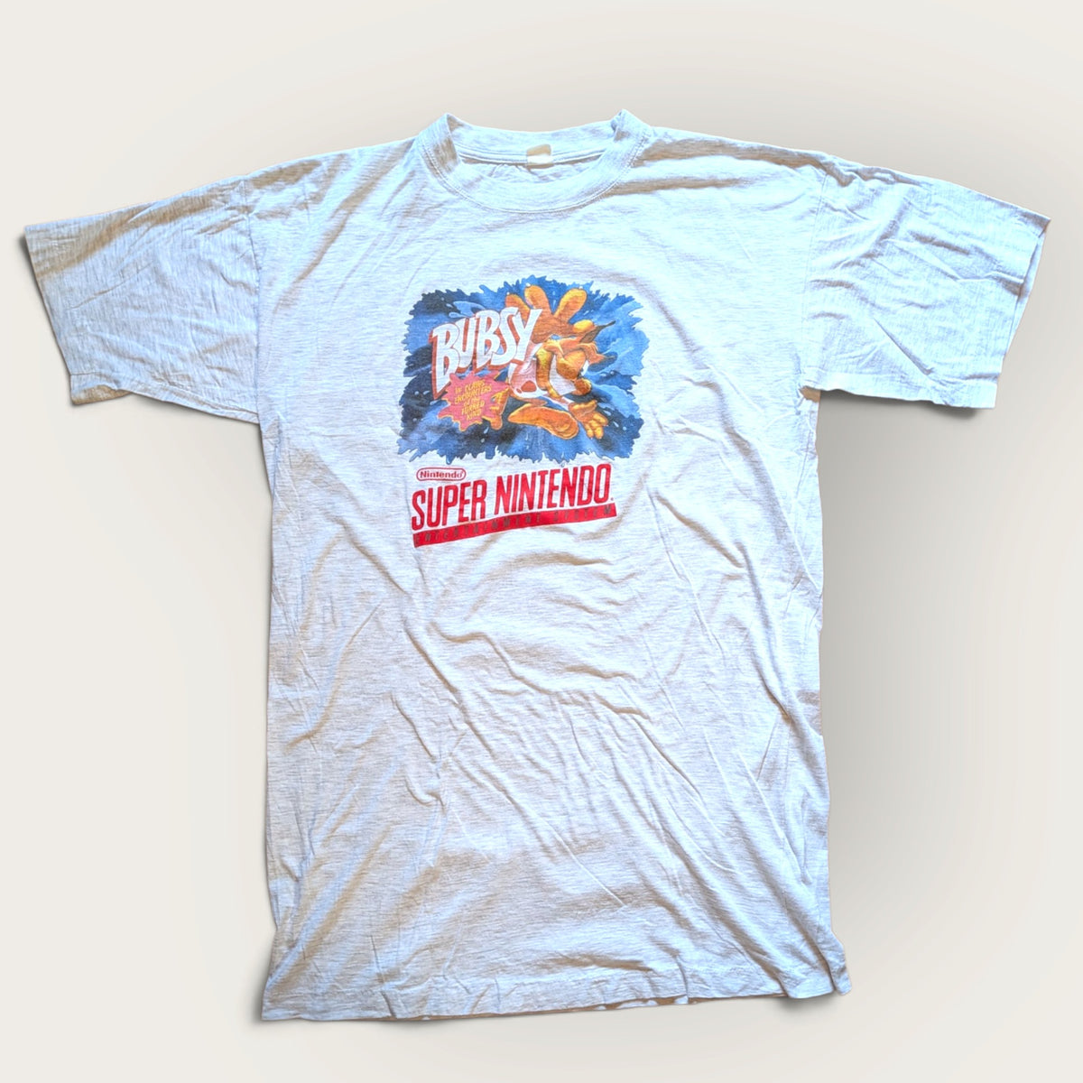 1993 Bubsy in Claws Encounters of the Furred Kind Promo shirt